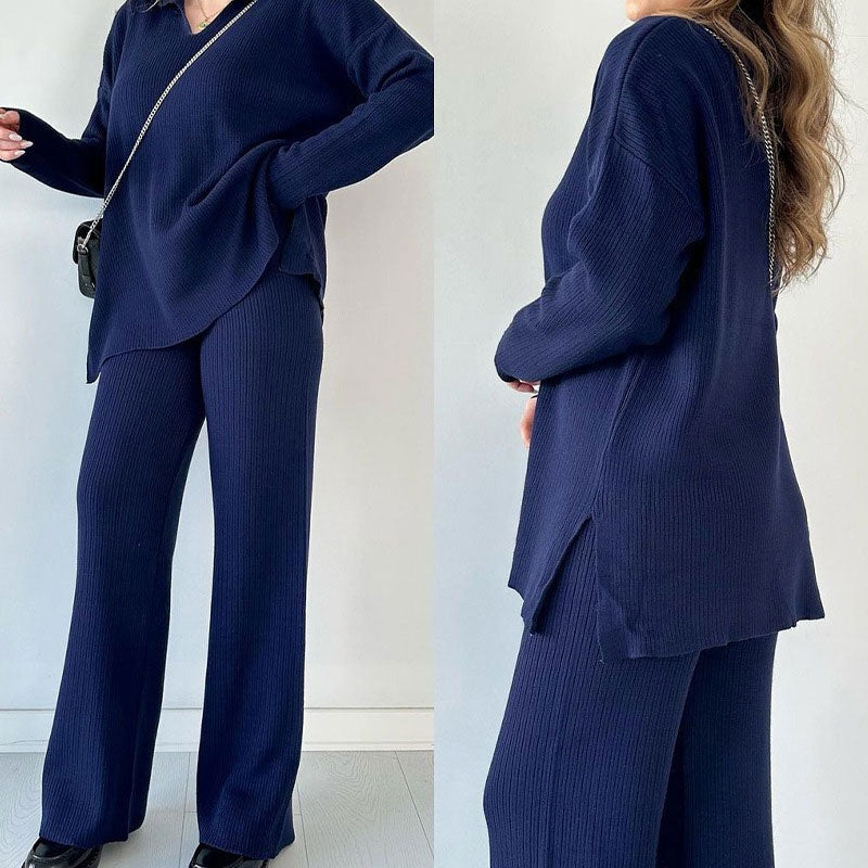 Ensemble Tricot Oversize Femme - Élégance Confortable Hiver