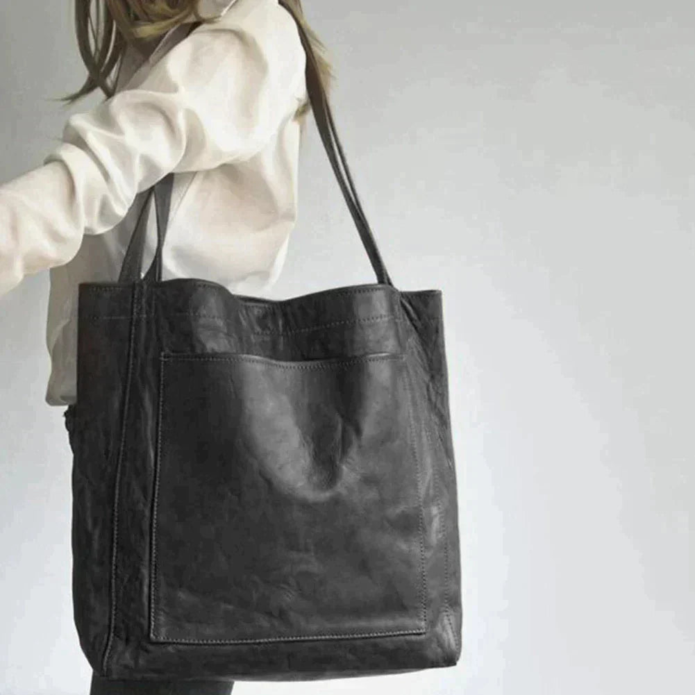 Sac Cabas Cuir Grand Élégant Business