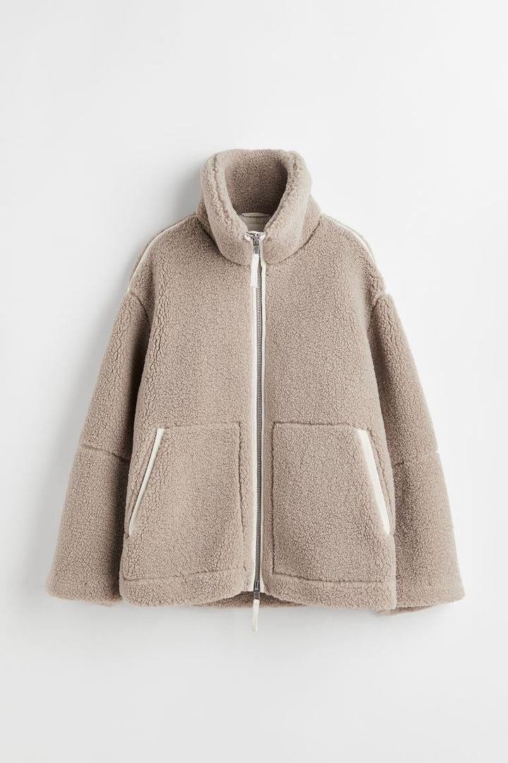 Veste Mouton Oversize Douce | Chaleur Cocooning & Style Tendance
