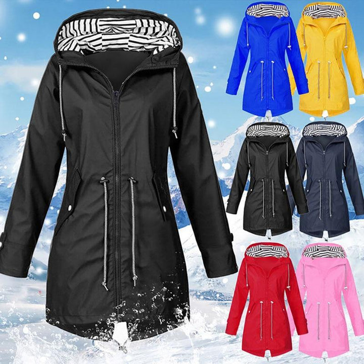 Lilaan manteau de pluie femme long – déperlant et élégant