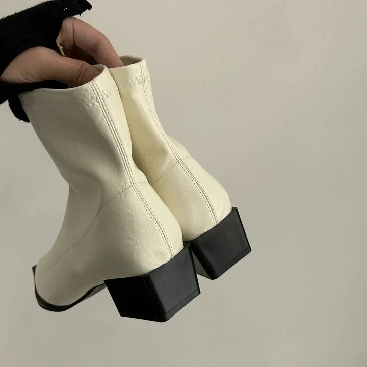 Bottines femme élégantes | Confortables à bout pointu