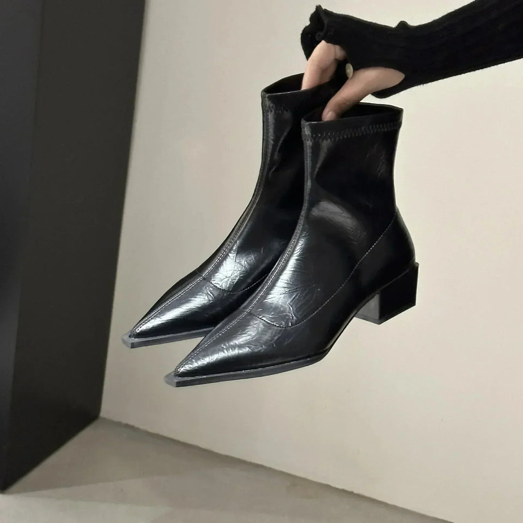 Bottines femme élégantes | Confortables à bout pointu