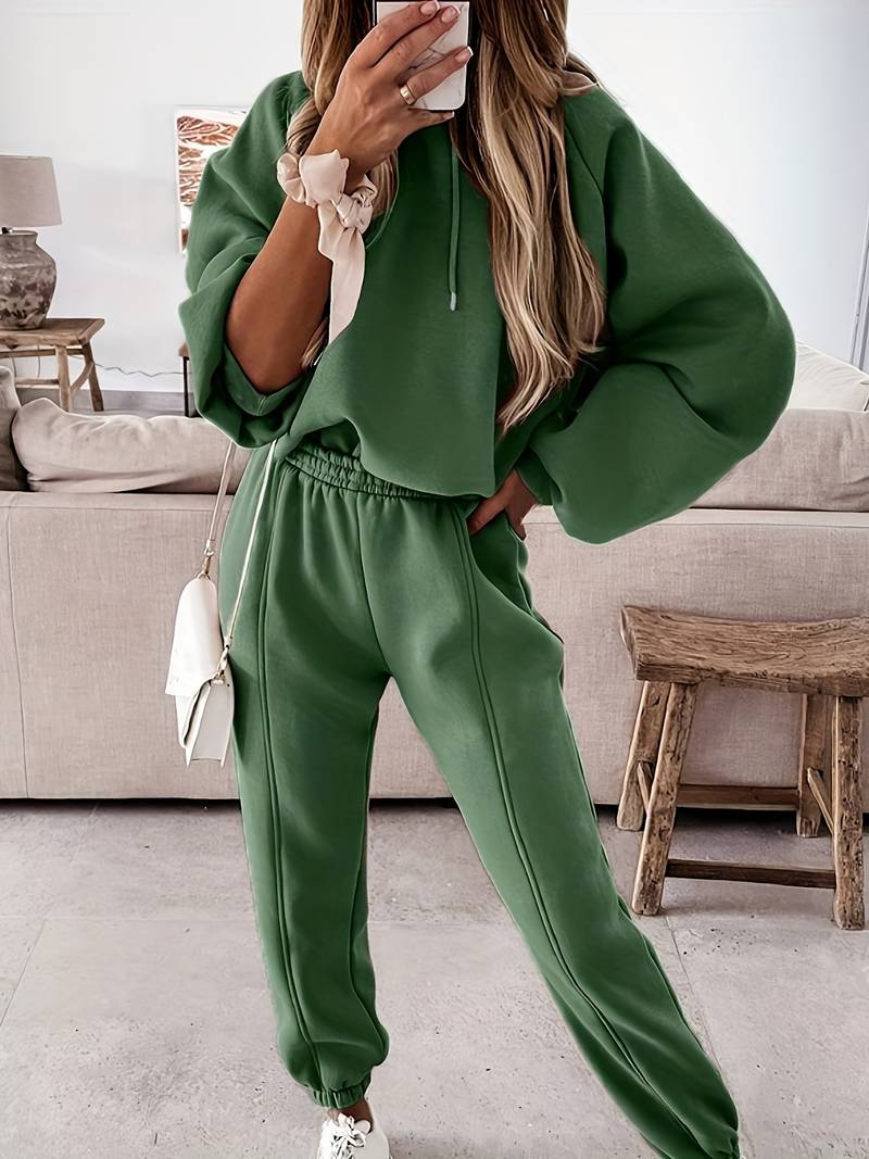 Ensemble Lounge Oversize Marron : Confort Tendance et Détente Chic