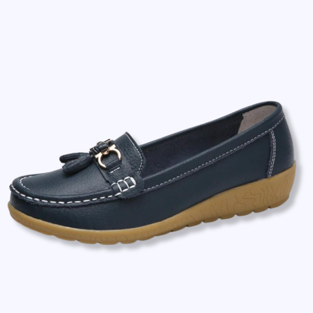 Mocassins Orange – Confort & Élégance Qui Se Démarquent