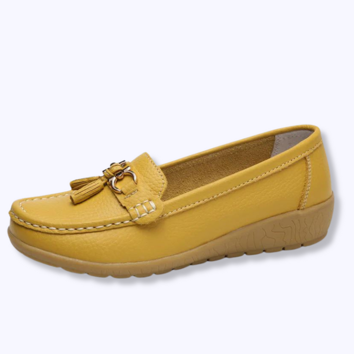 Mocassins Orange – Confort & Élégance Qui Se Démarquent