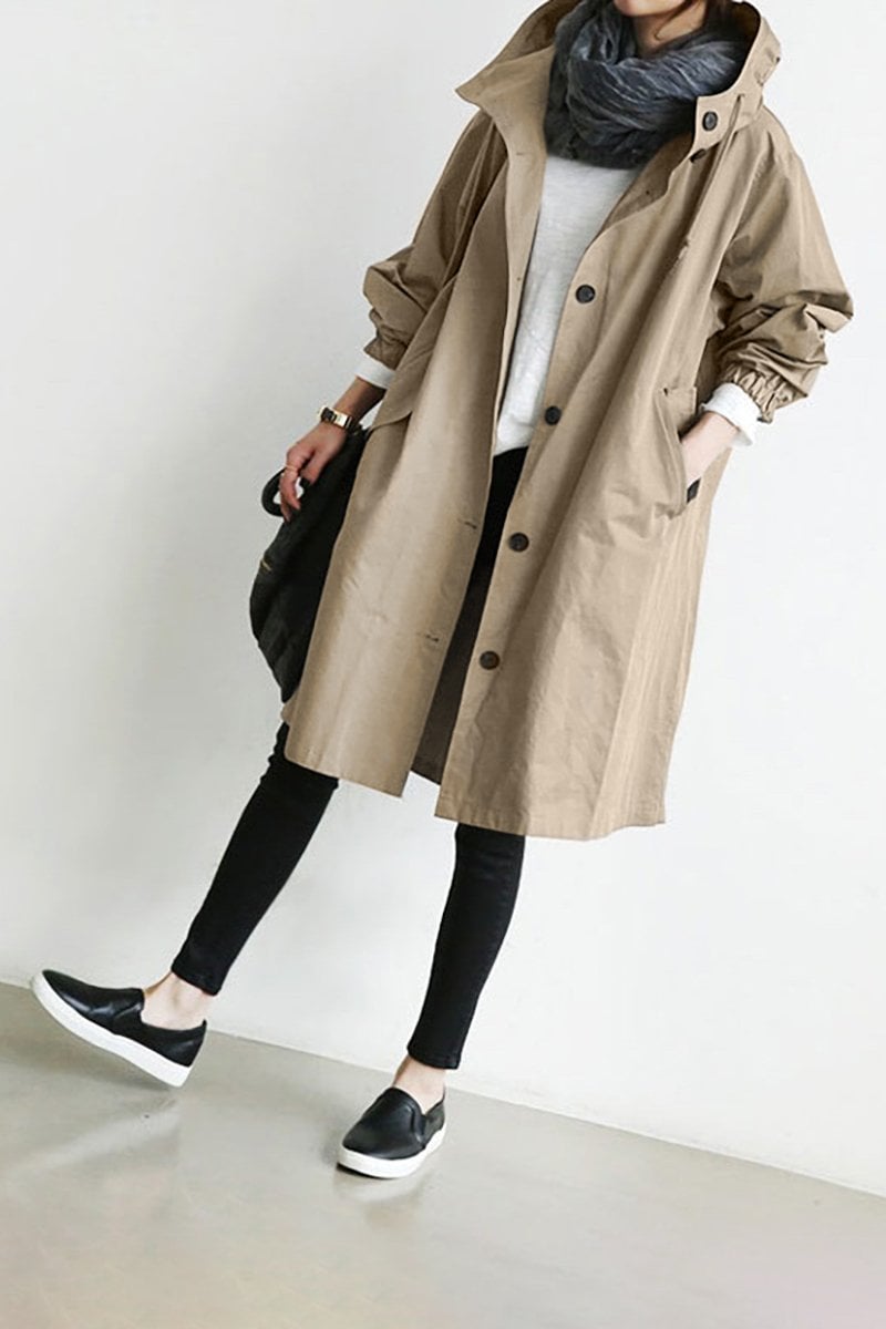Trench-coat imperméable chic