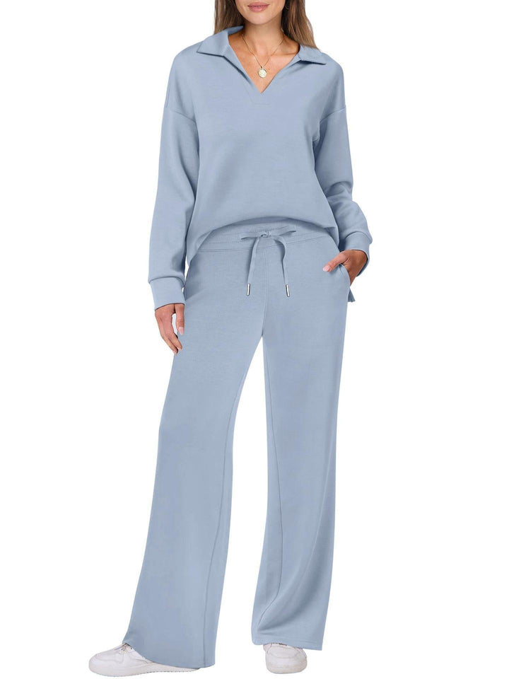 Ensemble Pull & Pantalon Large : Confort Élégant Décontracté