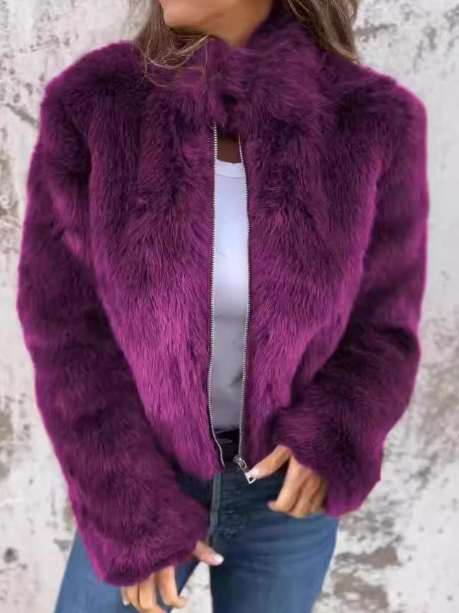 Veste Fausse Fourrure Douce : Luxe & Chaleur Hiver