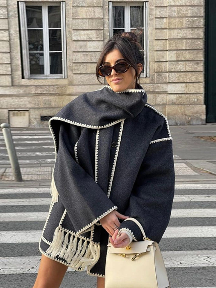 Manteau Cape Oversize Femme - Chic Élégant & Tendance