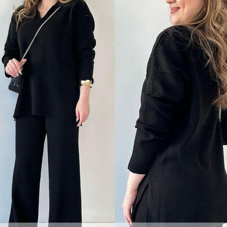 Ensemble Tricot Oversize Femme - Élégance Confortable Hiver