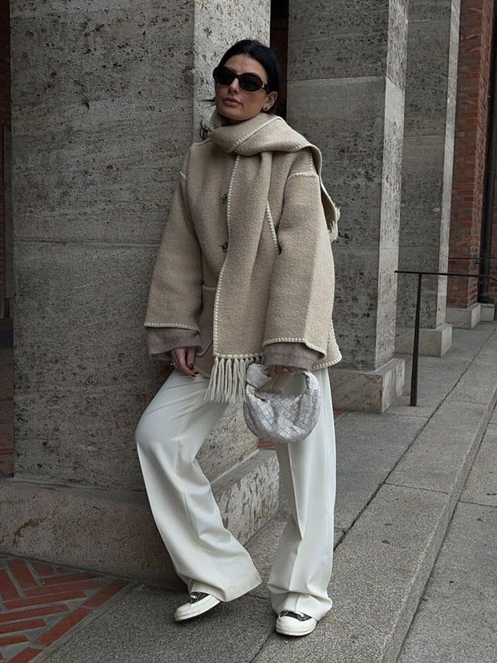 Manteau Cape Oversize Femme - Chic Élégant & Tendance