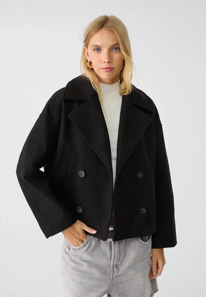Veste Croisée Confortable Élégante
