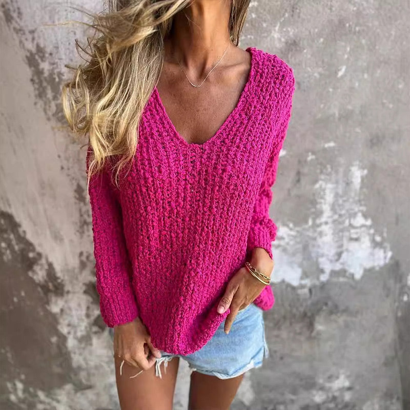 Pull Tricot Oversize Doux | Chaleur Décontracté Femme