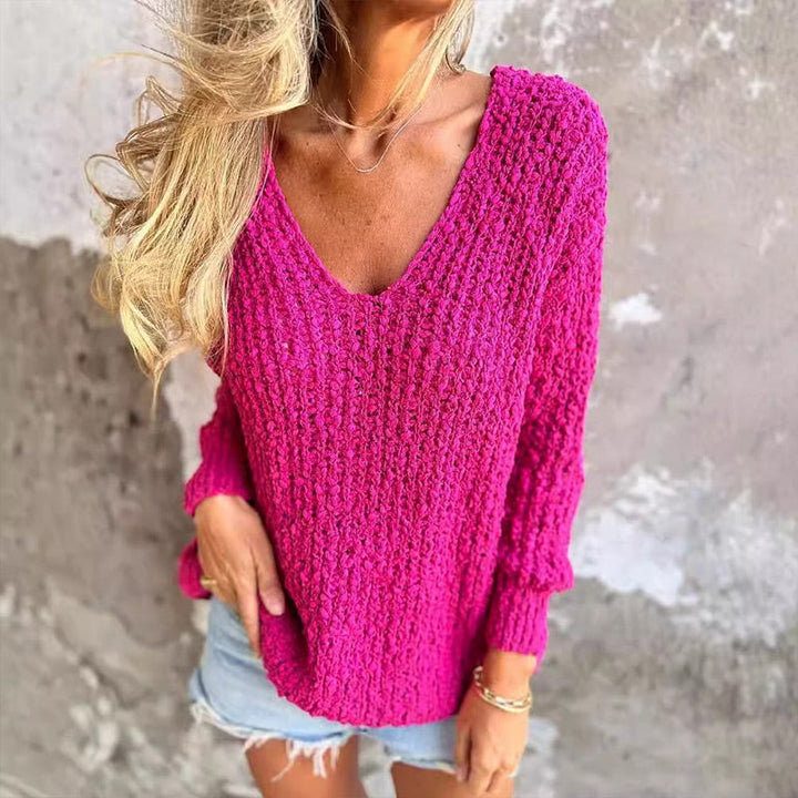 Pull Tricot Oversize Doux | Chaleur Décontracté Femme