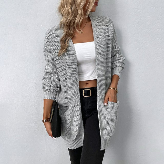 Cardigan Long Maille : Élégance Douce & Confort