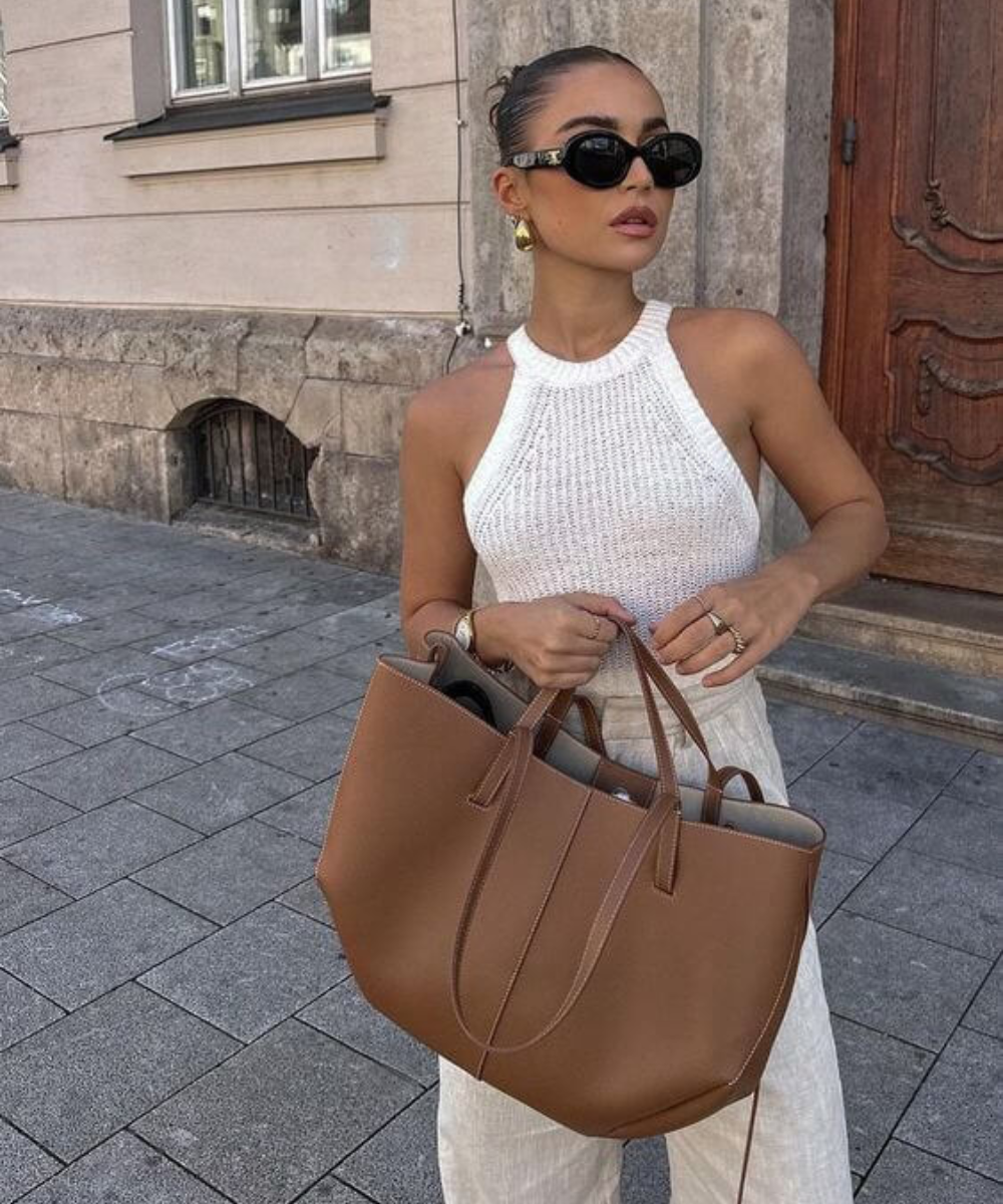 Natalie - Sac Cabas Femme | Élégance Vintage au Quotidien