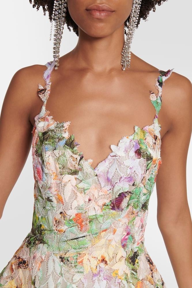 Robe Midi Dentelle Fleurie Élégante | Confort Ajustable