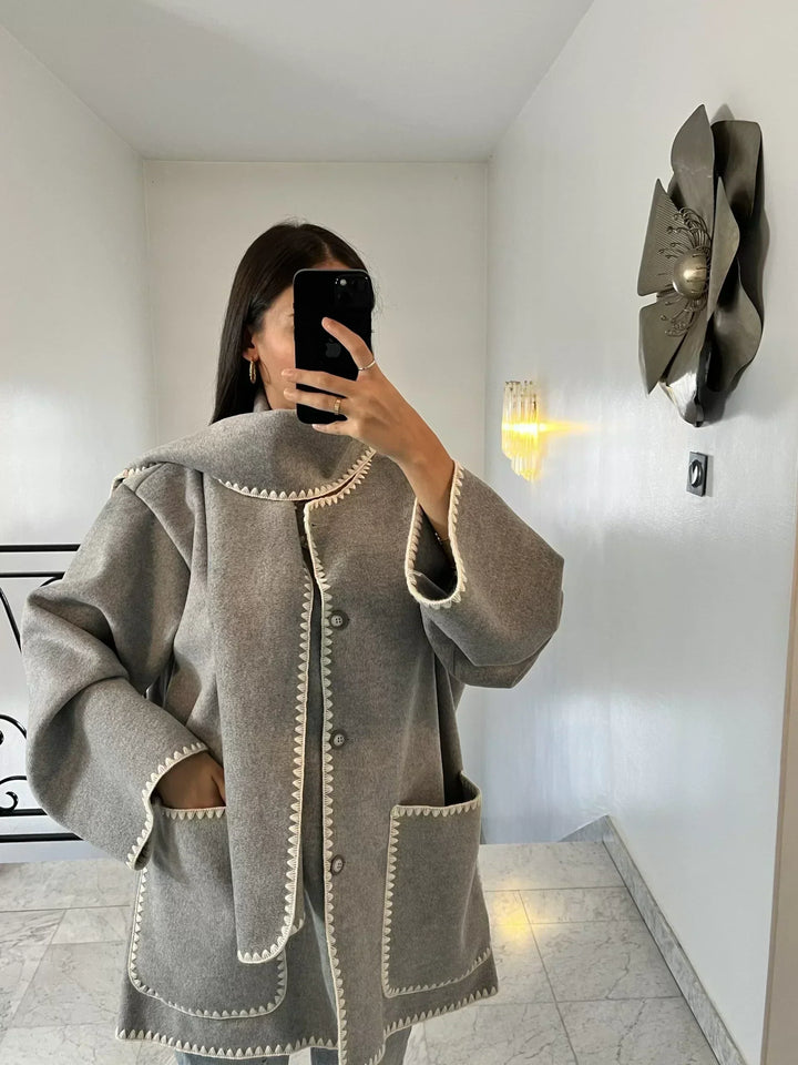 Manteau Cape Oversize Femme - Chic Élégant & Tendance
